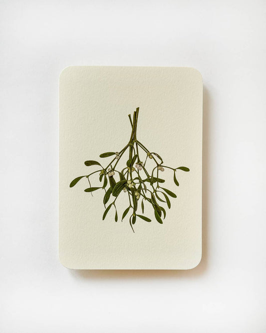 Mistletoe Christmas Greeting Card