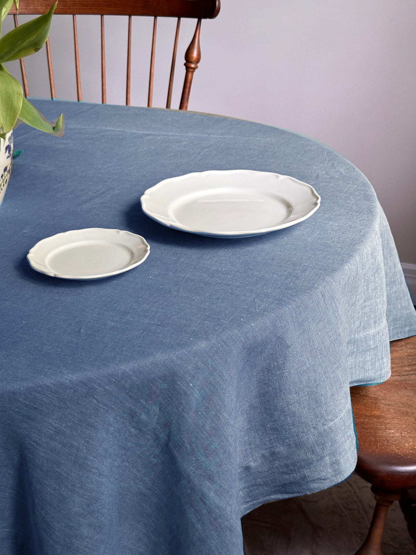 V.VM Linen Everyday Tablecloth - Blue
