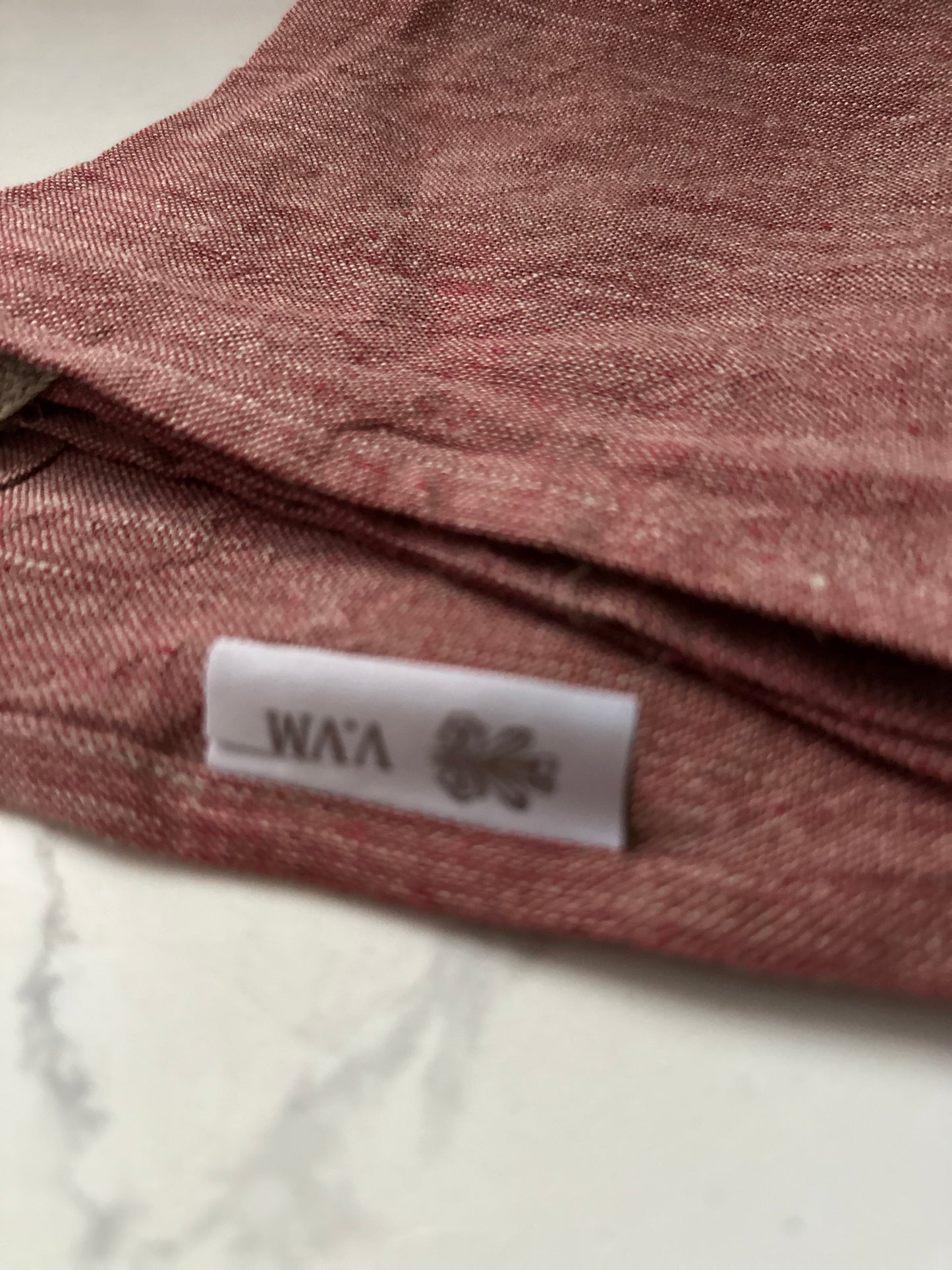 V.VM Linen Tea Towel - Red