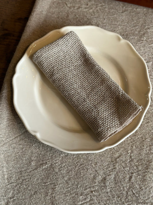 V.VM Wide Weave Linen Napkin - Natural