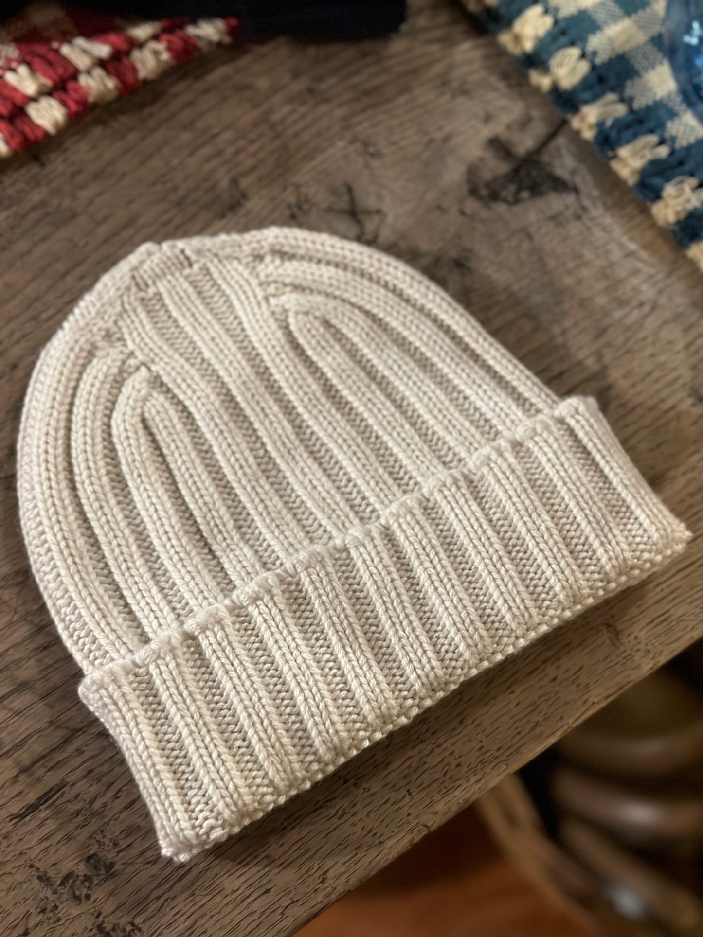 Cashmere Beanie - Beige