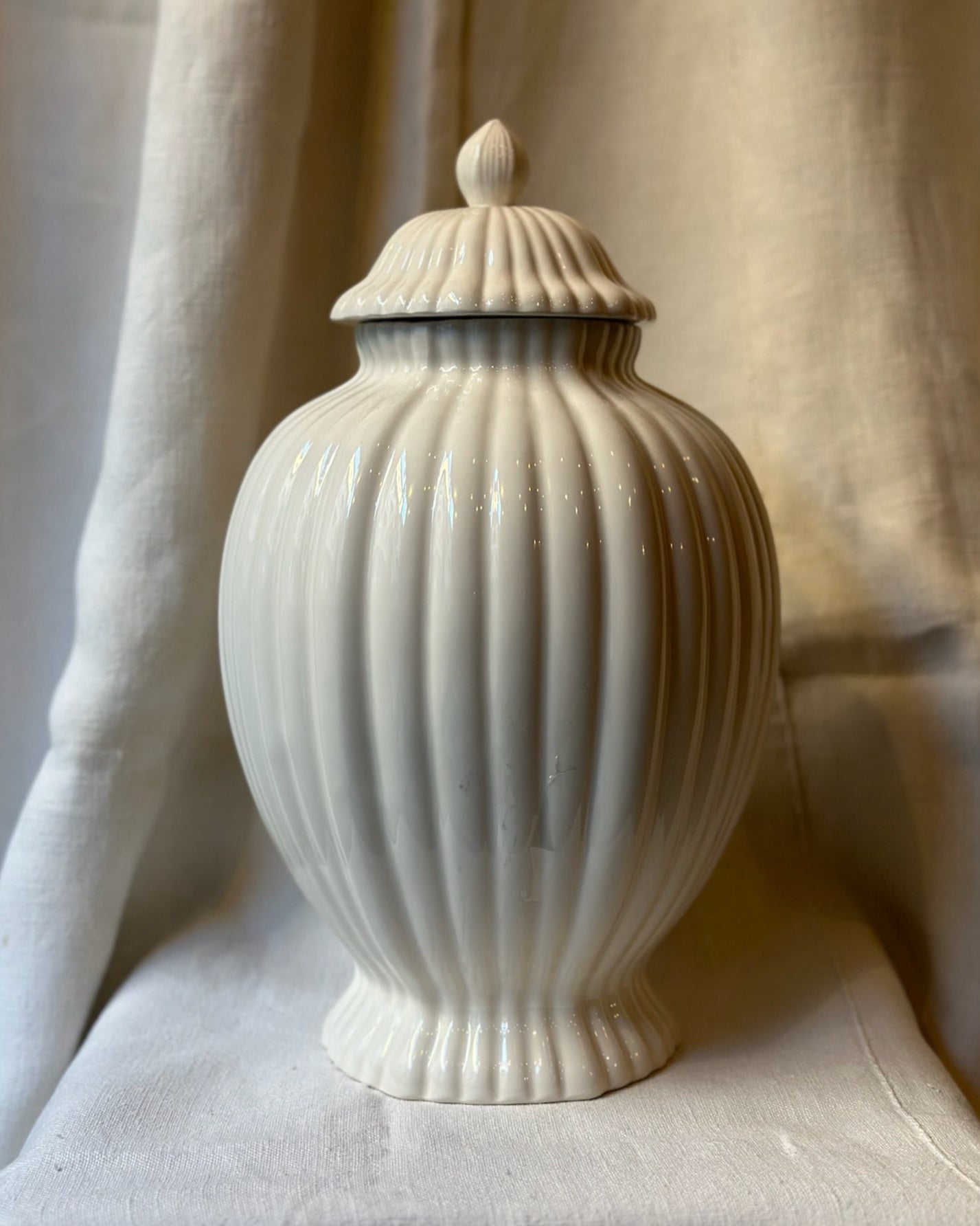 Ceramic Stripes Pot/Vase - Large