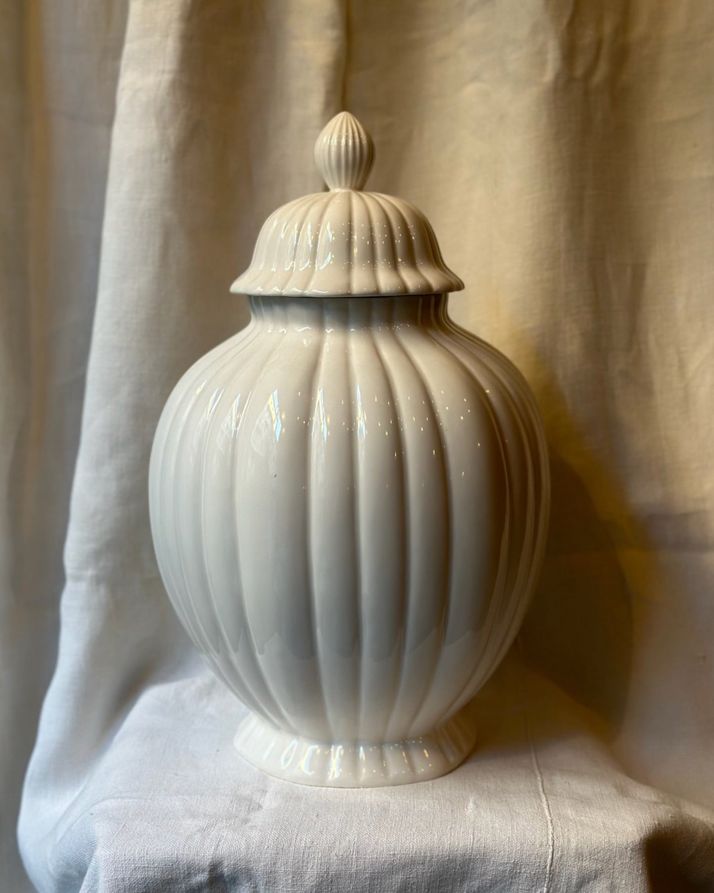 Ceramic Stripes Pot/Vase - Small