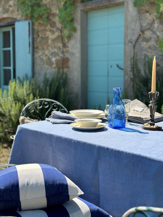 V.VM Linen Everyday Tablecloth - Blue