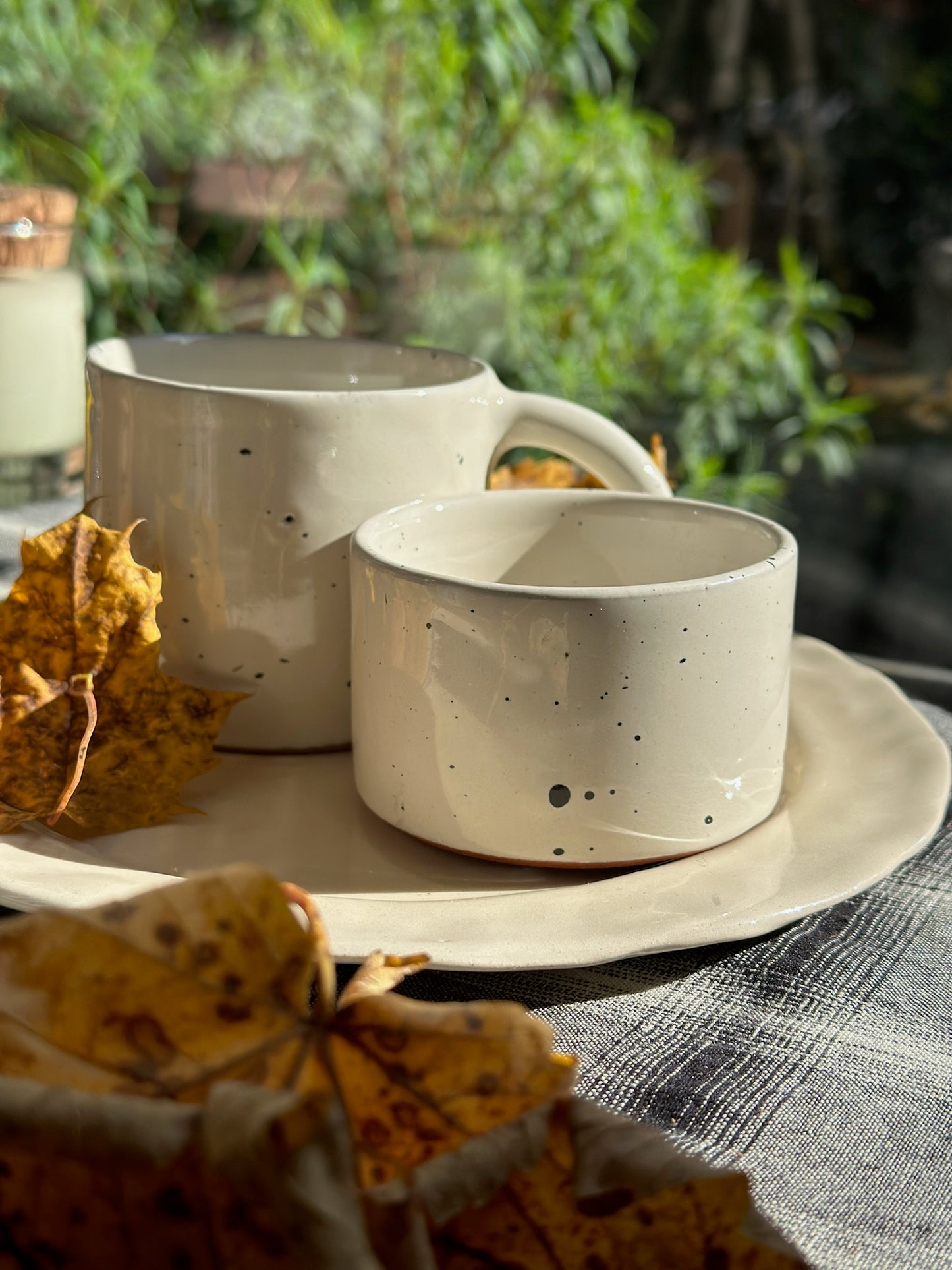 Small Ceramic Eggshell Bowl