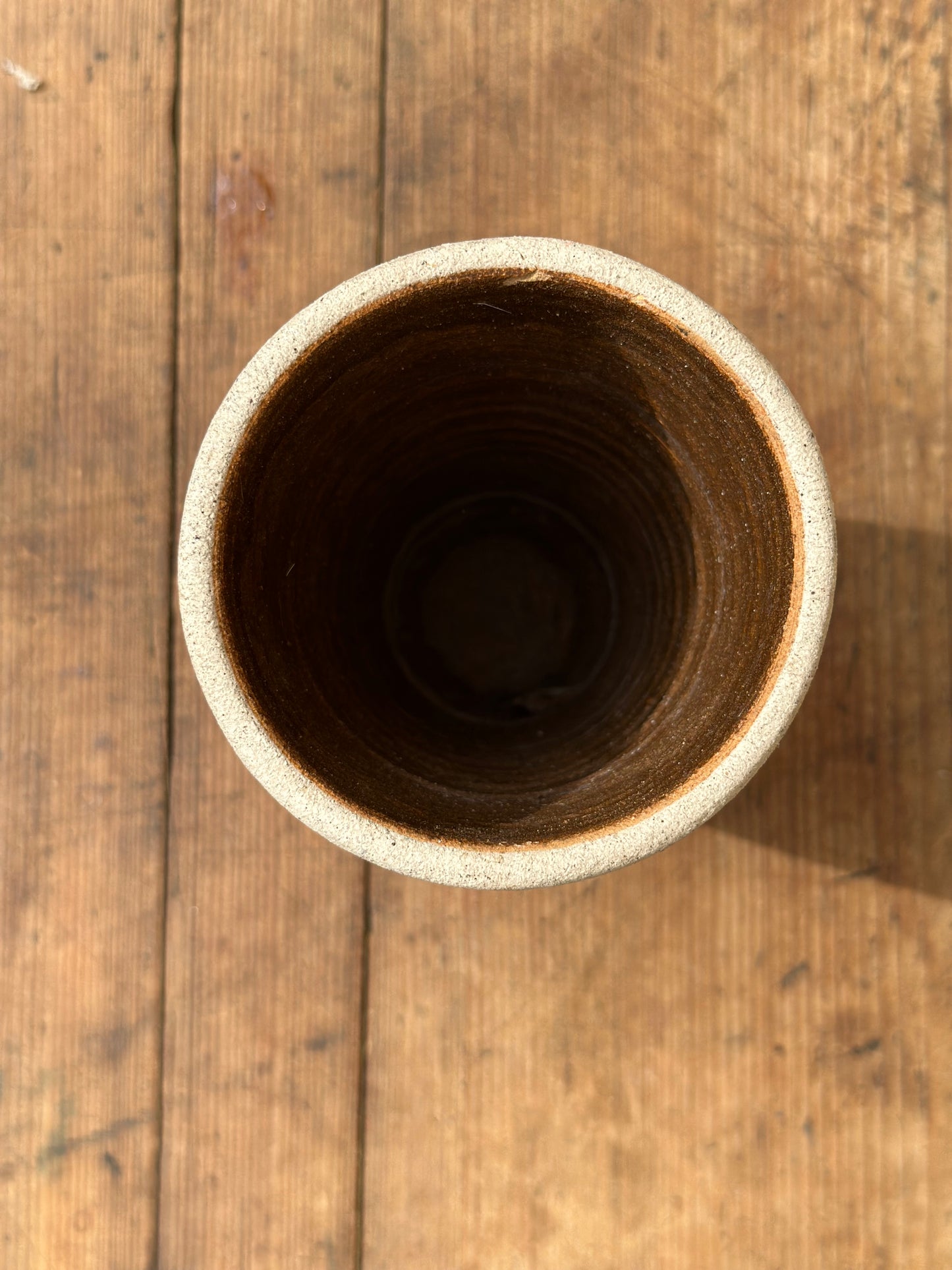 Vaso in ceramica fatto a mano