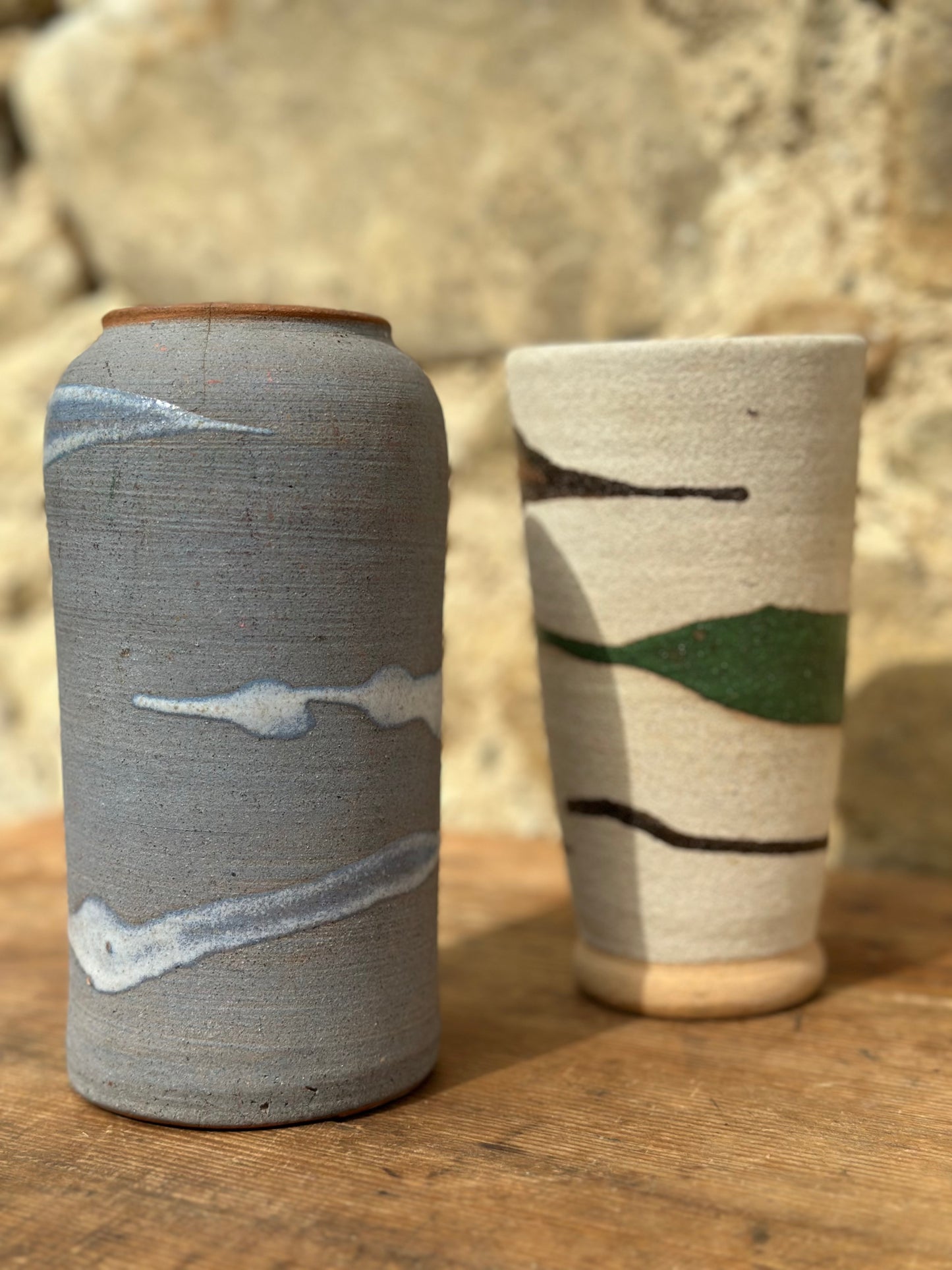 Vaso in ceramica fatto a mano