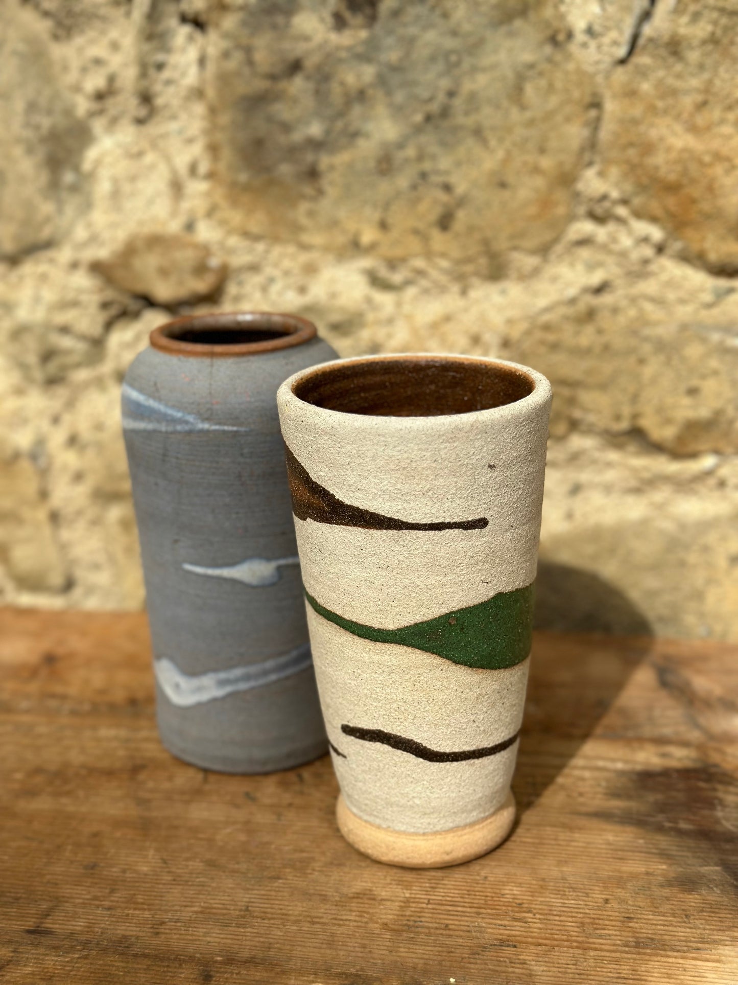 Vaso in ceramica fatto a mano