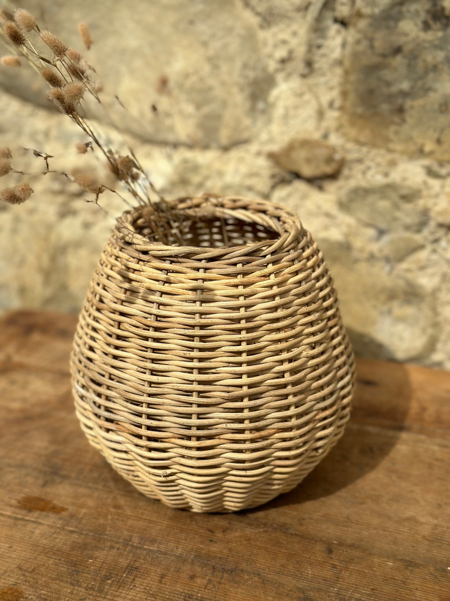 Handwoven Bulb Vase