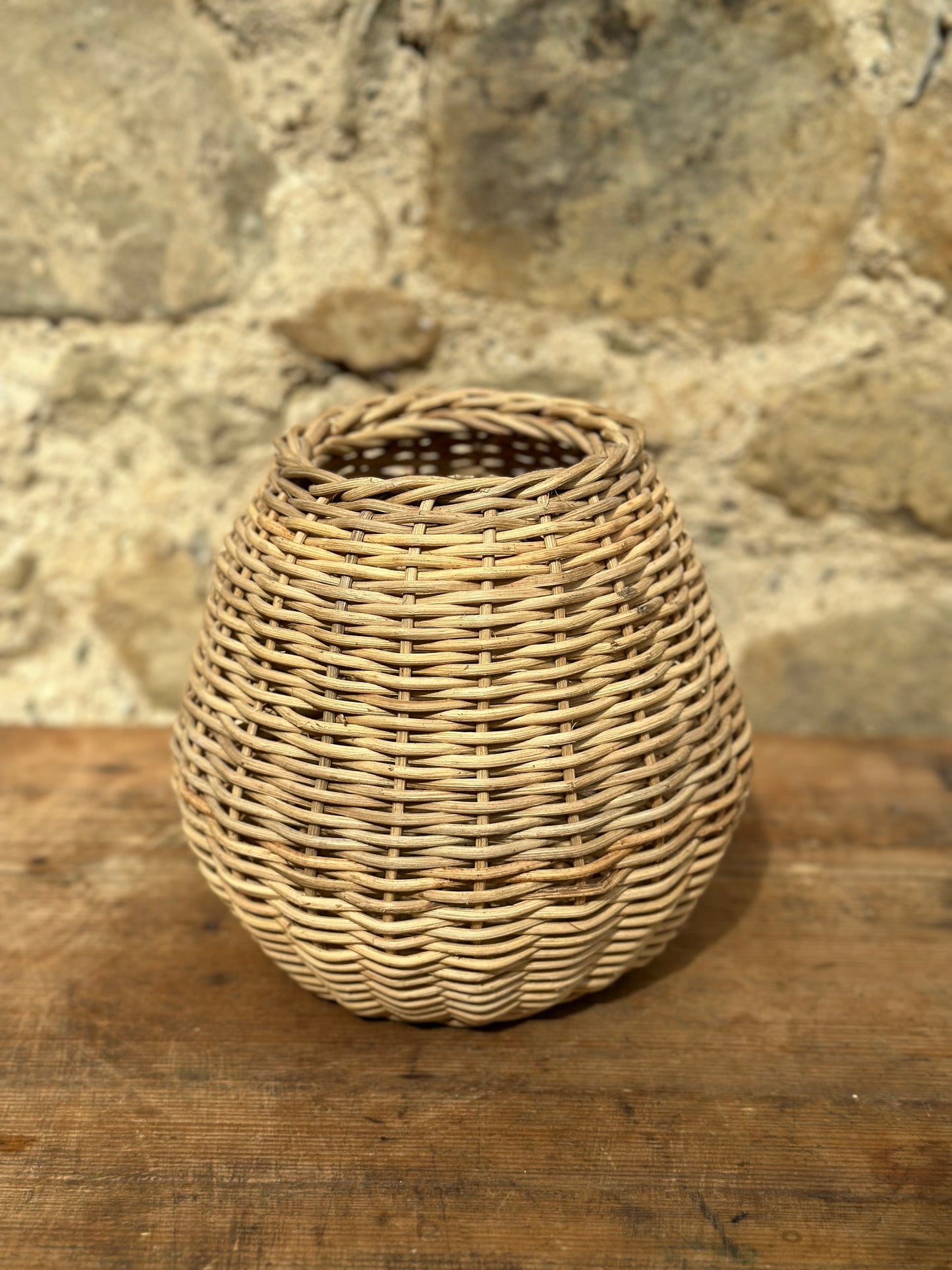 Handwoven Bulb Vase