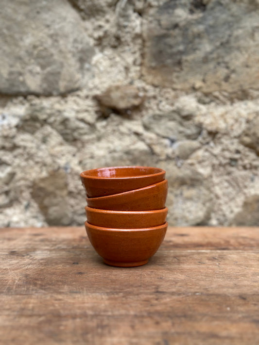 Small Handmade Ceramic Bowls - Set of 4