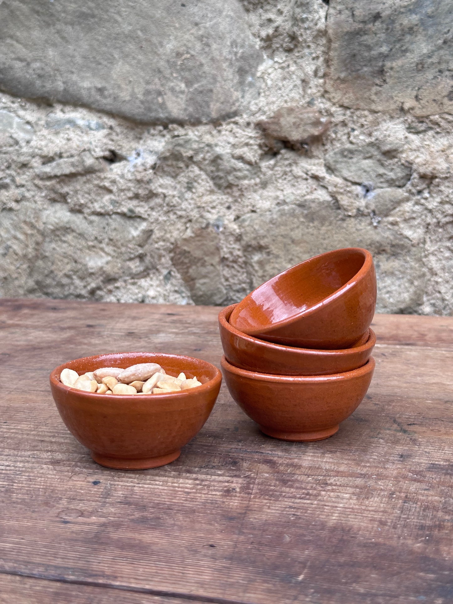 Small Handmade Ceramic Bowls - Set of 4