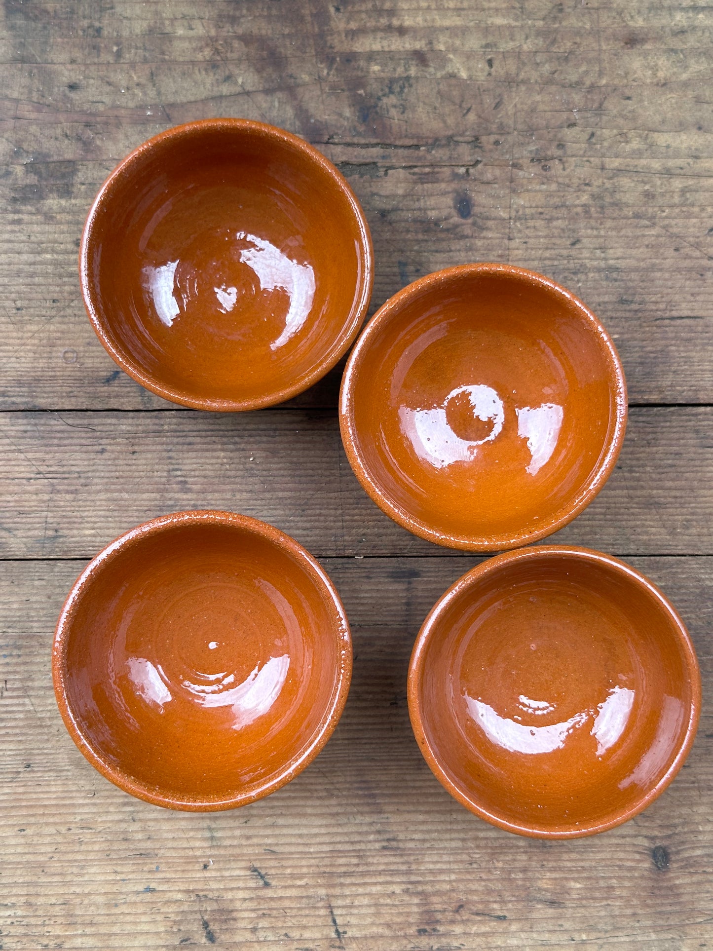 Small Handmade Ceramic Bowls - Set of 4