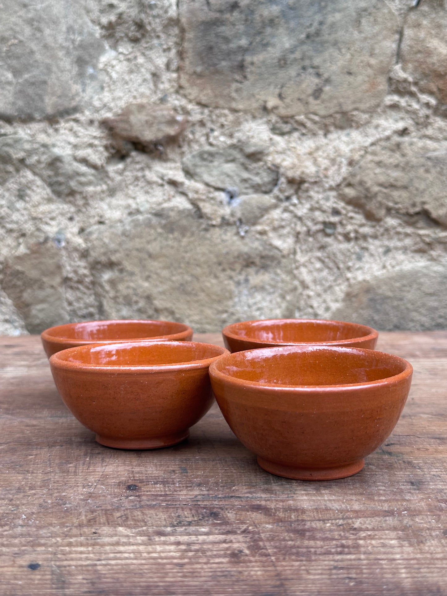 Small Handmade Ceramic Bowls - Set of 4