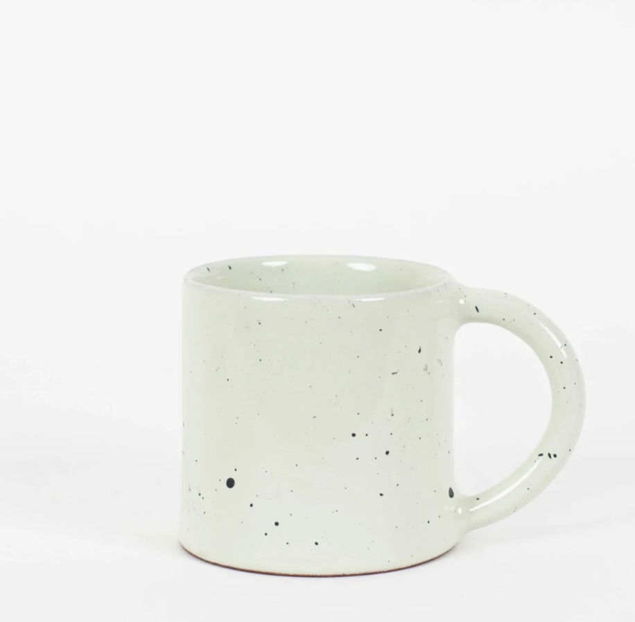 Small Eggshell Mug Big Handle