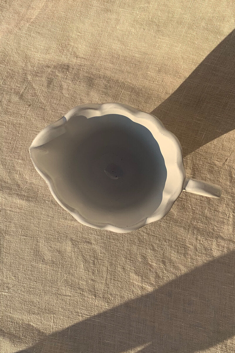 Ceramic Scalloped Creamer